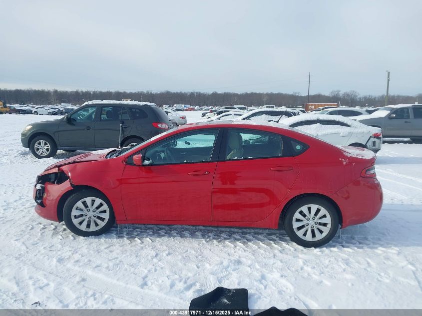 2014 Dodge Dart Sxt VIN: 1C3CDFBB6ED668974 Lot: 43917971