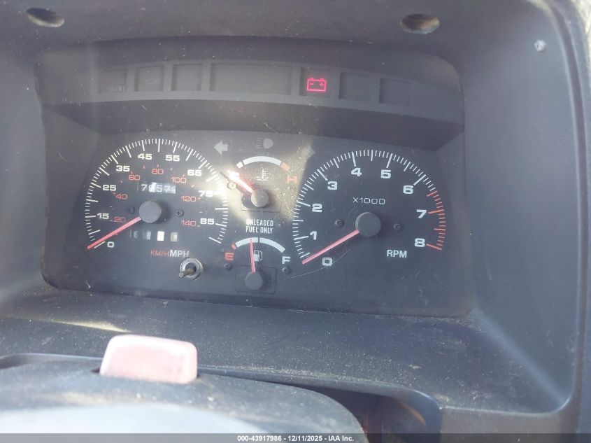 1992 Geo Tracker VIN: 2CNBJ18UXN6929528 Lot: 43917986