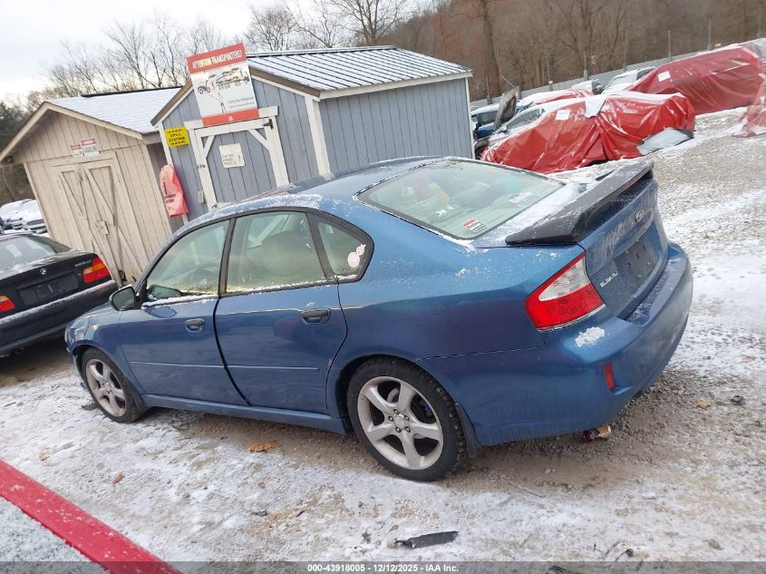 2008 Subaru Legacy 2.5I Limited VIN: 4S3BL626287206606 Lot: 43918005