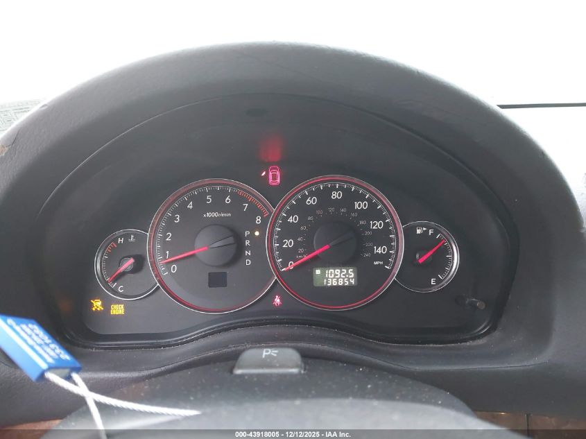 2008 Subaru Legacy 2.5I Limited VIN: 4S3BL626287206606 Lot: 43918005