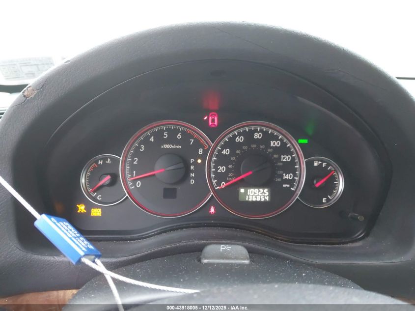 2008 Subaru Legacy 2.5I Limited VIN: 4S3BL626287206606 Lot: 43918005