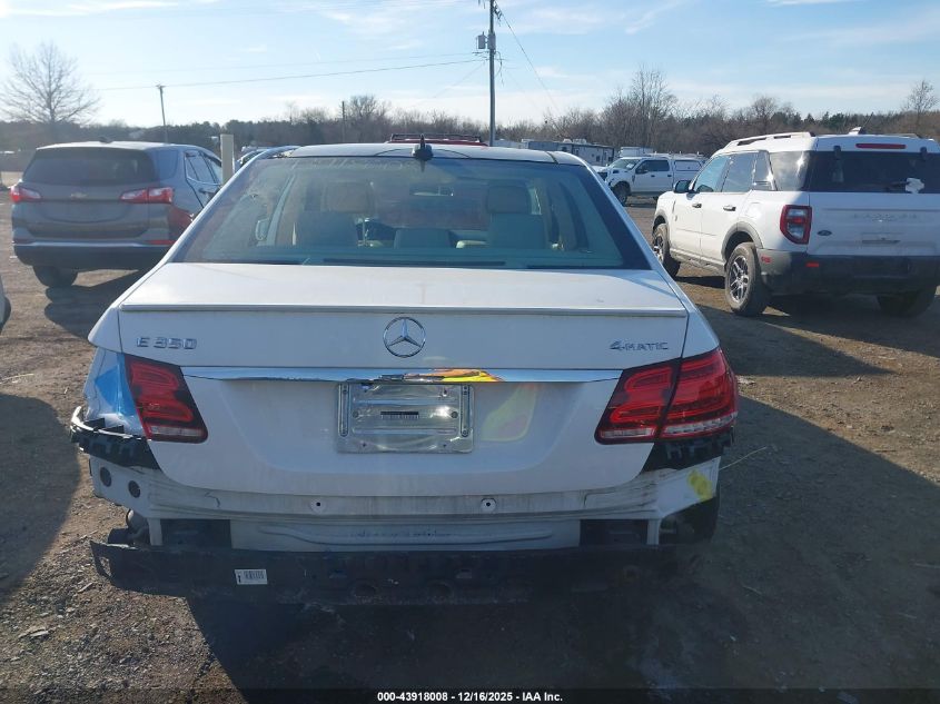 2015 Mercedes-Benz E 350 4Matic VIN: WDDHF8JB4FB094807 Lot: 43918008