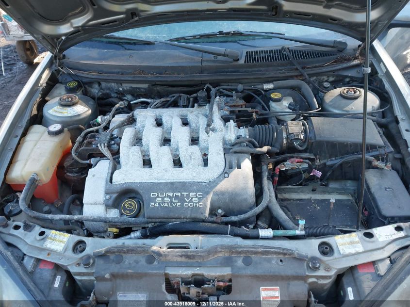 2000 Mercury Cougar V6 VIN: 1ZWFT61L1Y5618271 Lot: 43918009