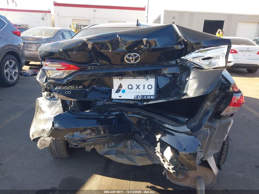 2022 Toyota Corolla Le VIN: JTDEPMAE6NJ224569 Lot: 43918011