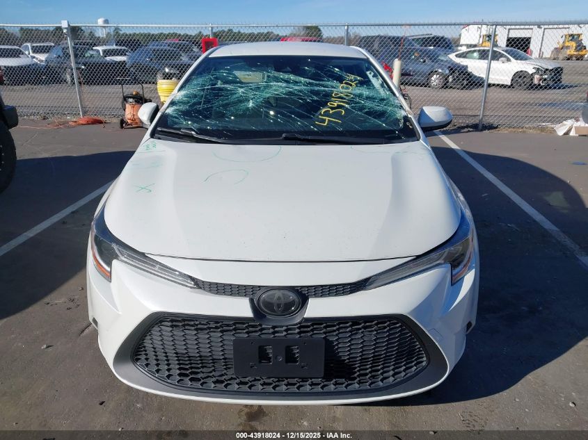 2020 Toyota Corolla Le VIN: JTDEPRAE1LJ098597 Lot: 43918024
