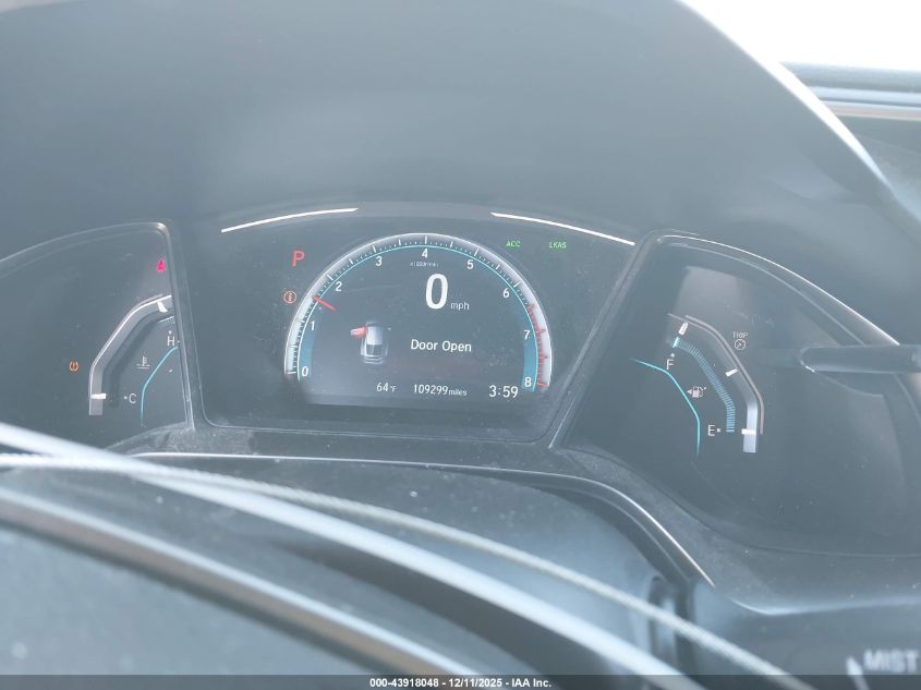 2019 Honda Civic Ex VIN: SHHFK7H66KU220848 Lot: 43918048