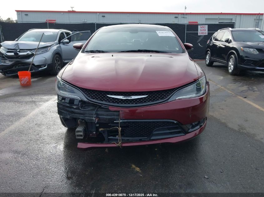 2015 Chrysler 200 S VIN: 1C3CCCBGXFN516835 Lot: 43918075