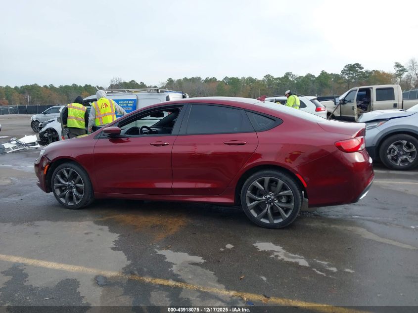 2015 Chrysler 200 S VIN: 1C3CCCBGXFN516835 Lot: 43918075