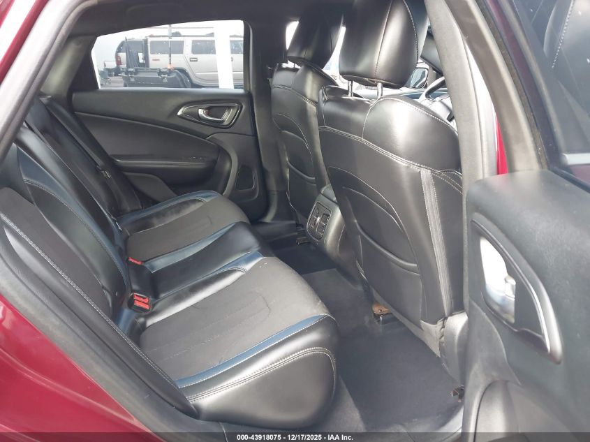 2015 Chrysler 200 S VIN: 1C3CCCBGXFN516835 Lot: 43918075