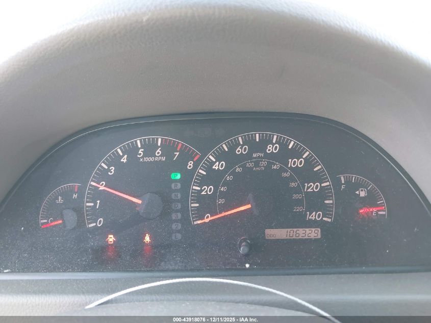 2005 Toyota Camry Std VIN: JTDBE32K653030197 Lot: 43918076