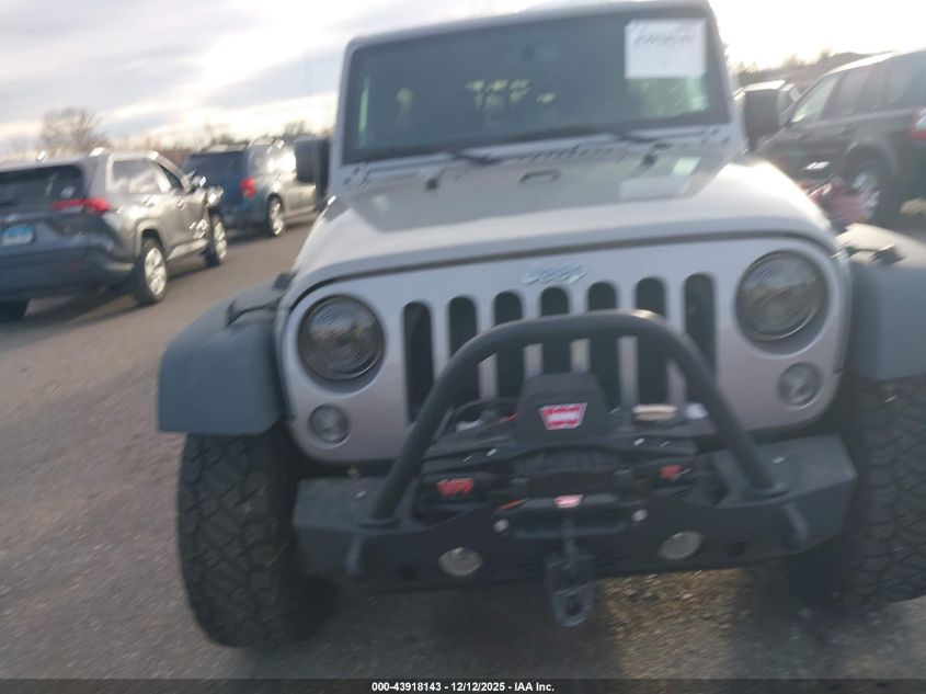 2016 Jeep Wrangler Unlimited Sport VIN: 1C4HJWDG3GL262520 Lot: 43918143