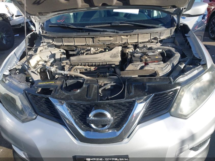 2016 Nissan Rogue S/Sl/Sv VIN: 5N1AT2MV8GC794859 Lot: 43918148