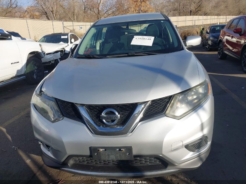 2016 Nissan Rogue S/Sl/Sv VIN: 5N1AT2MV8GC794859 Lot: 43918148