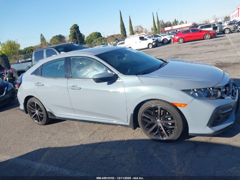 2021 Honda Civic Sport VIN: SHHFK7H44MU427109 Lot: 43918153