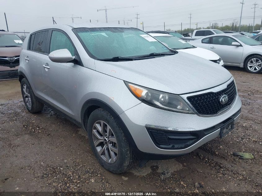 2016 Kia Sportage Lx VIN: KNDPB3ACXG7844812 Lot: 43918175