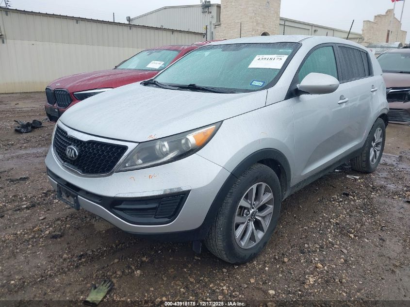 2016 Kia Sportage Lx VIN: KNDPB3ACXG7844812 Lot: 43918175