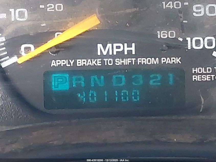 2000 Chevrolet Silverado 1500 Ls/Lt VIN: 1GCEK19T3YZ209601 Lot: 43918206