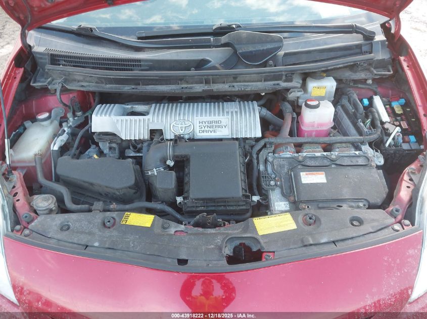 2014 Toyota Prius Four VIN: JTDKN3DUXE0379640 Lot: 43918222