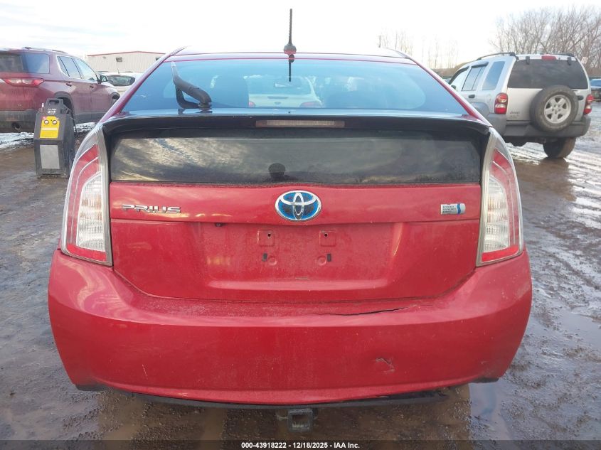2014 Toyota Prius Four VIN: JTDKN3DUXE0379640 Lot: 43918222