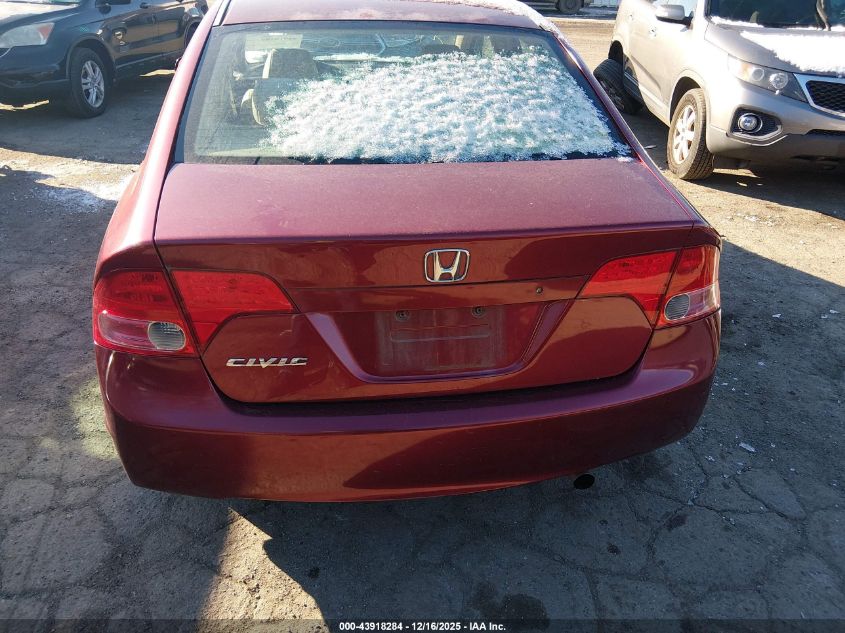 2008 Honda Civic Lx VIN: 1HGFA15528L108505 Lot: 43918284