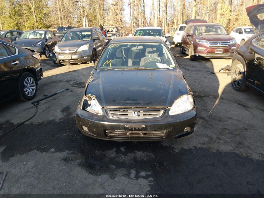 2000 Honda Civic Dx VIN: 1HGEJ6127YL080088 Lot: 43918312