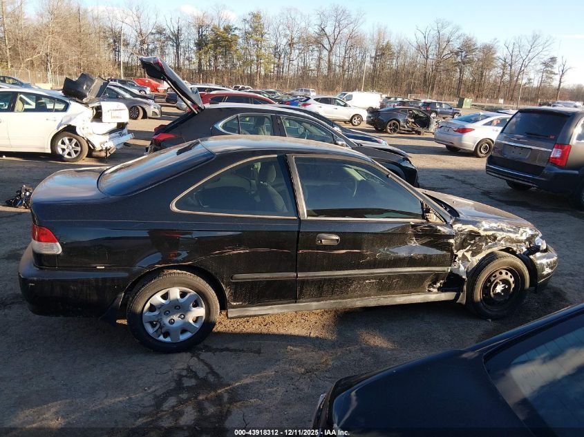2000 Honda Civic Dx VIN: 1HGEJ6127YL080088 Lot: 43918312