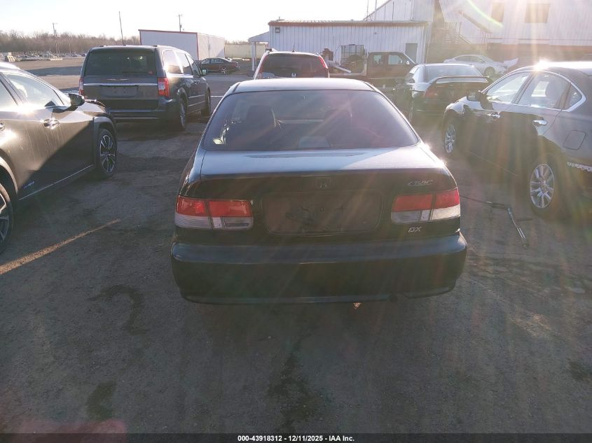 2000 Honda Civic Dx VIN: 1HGEJ6127YL080088 Lot: 43918312