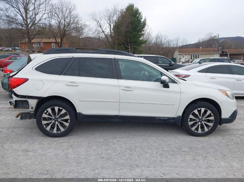 2016 Subaru Outback 3.6R Limited VIN: 4S4BSENC5G3356404 Lot: 43918320