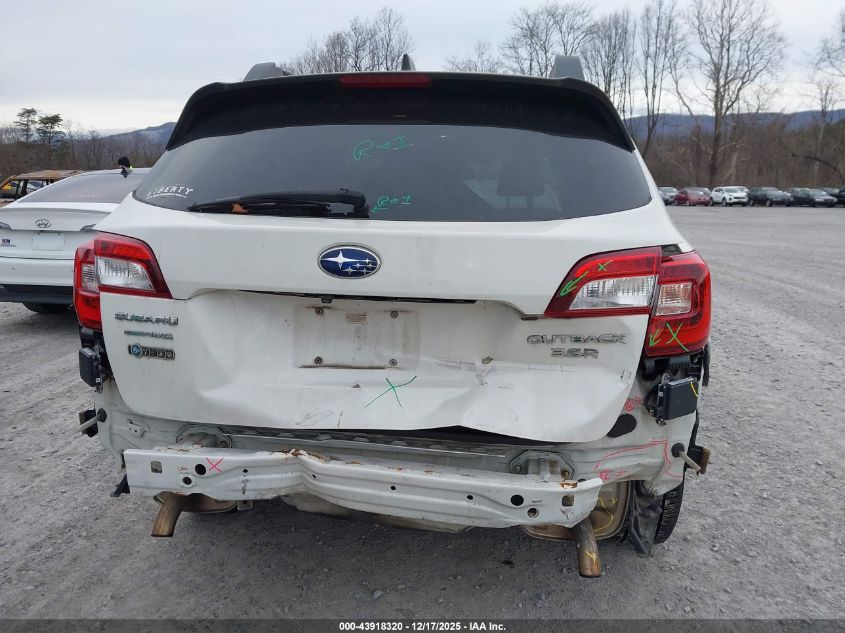 2016 Subaru Outback 3.6R Limited VIN: 4S4BSENC5G3356404 Lot: 43918320