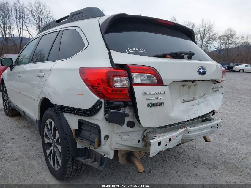 2016 Subaru Outback 3.6R Limited VIN: 4S4BSENC5G3356404 Lot: 43918320