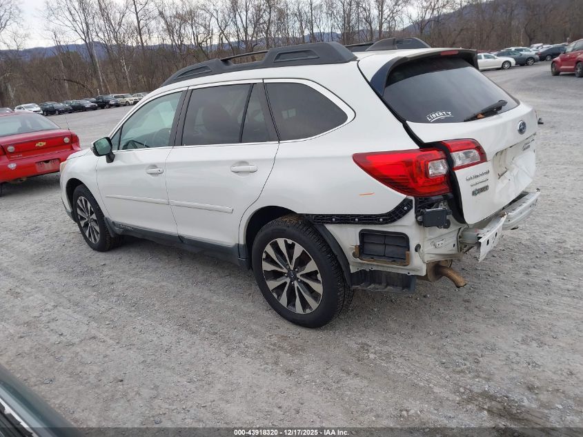 2016 Subaru Outback 3.6R Limited VIN: 4S4BSENC5G3356404 Lot: 43918320