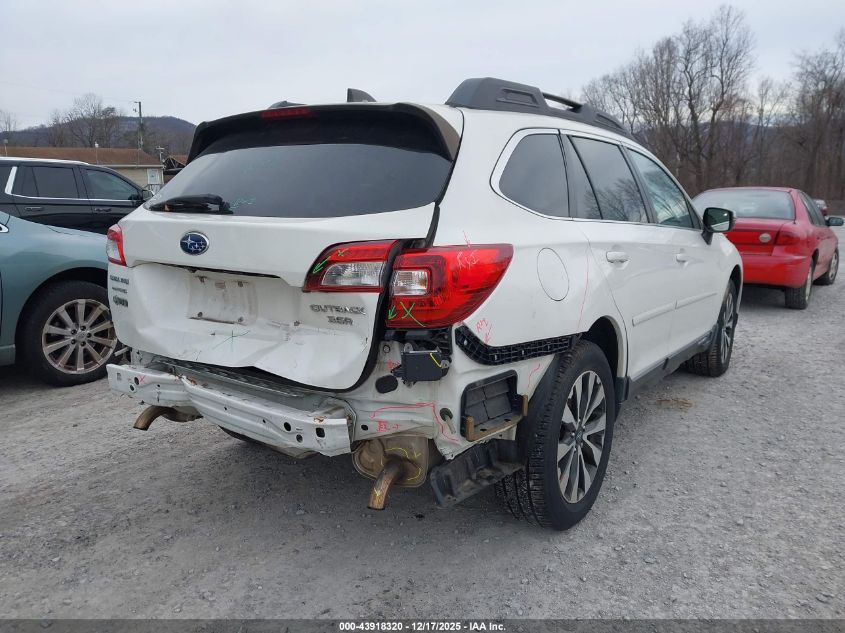 2016 Subaru Outback 3.6R Limited VIN: 4S4BSENC5G3356404 Lot: 43918320