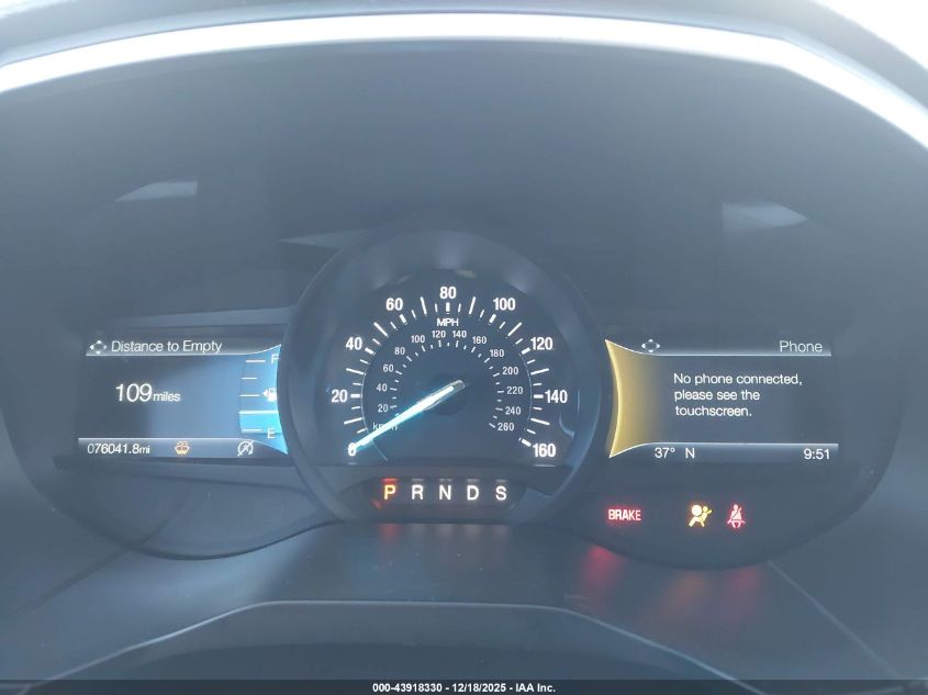 2019 Ford Edge Sel VIN: 2FMPK4J91KBB07763 Lot: 43918330