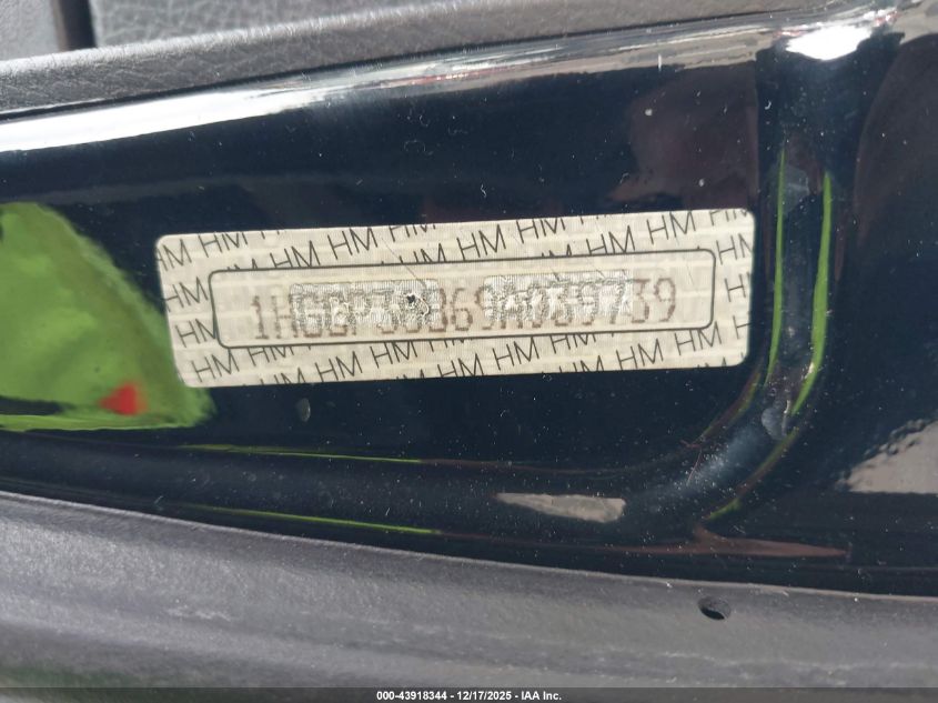 2009 Honda Accord VIN: 1HGCR36869A039739 Lot: 43918344