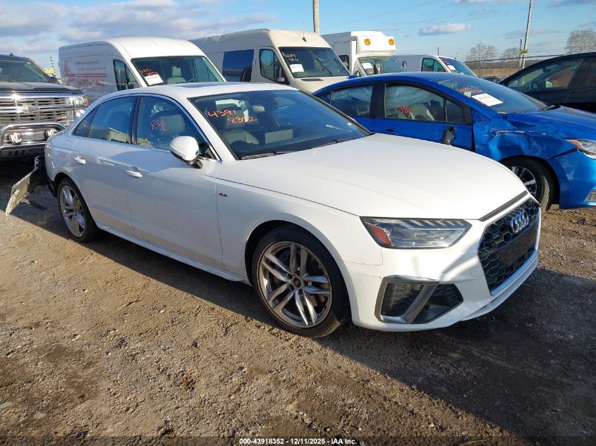 AUDI A4 PREMIUM PLUS 45 TFSI S LINE QUATTRO S TRONIC