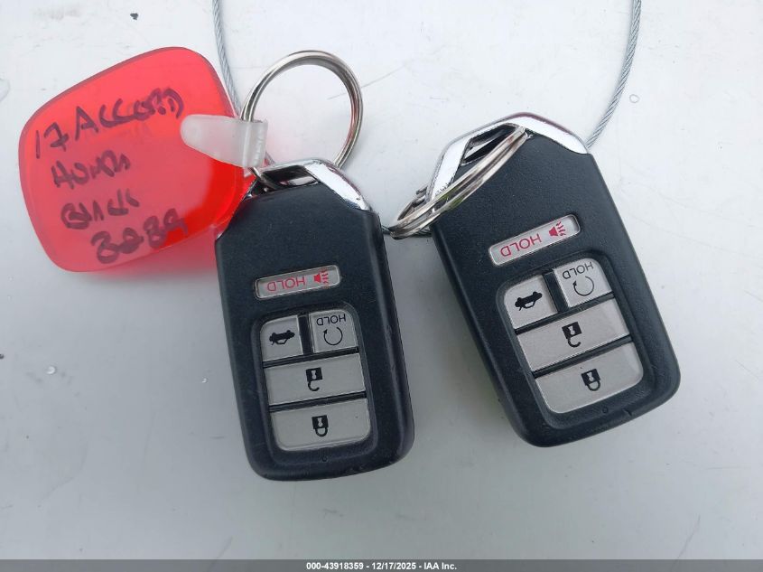 2017 Honda Accord Ex-L VIN: 1HGCR2F88HA045657 Lot: 43918359