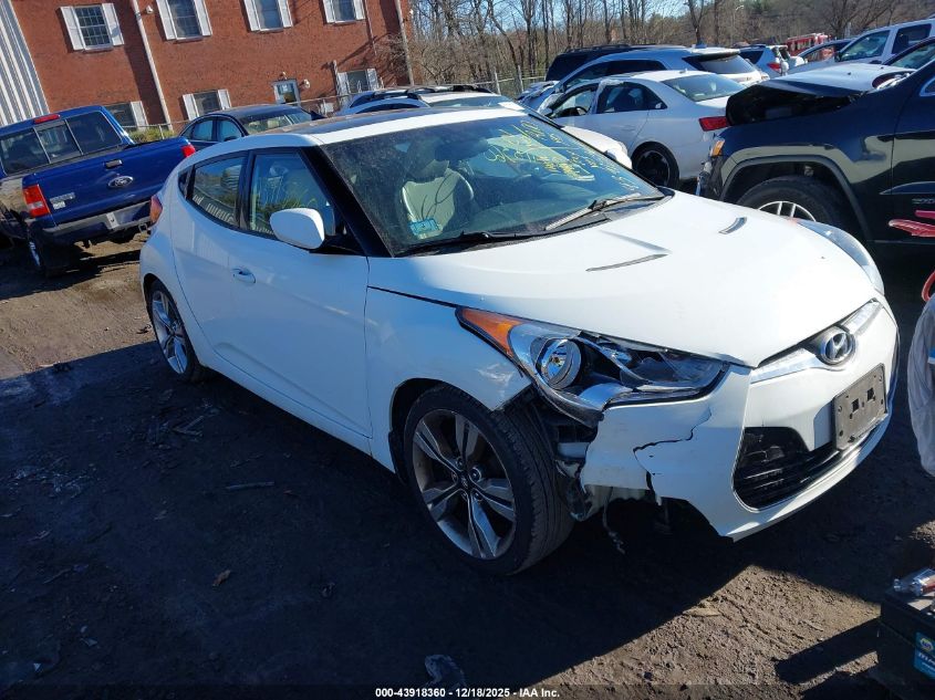2012 Hyundai Veloster Base W/Gray VIN: KMHTC6AD2CU018646 Lot: 43918360