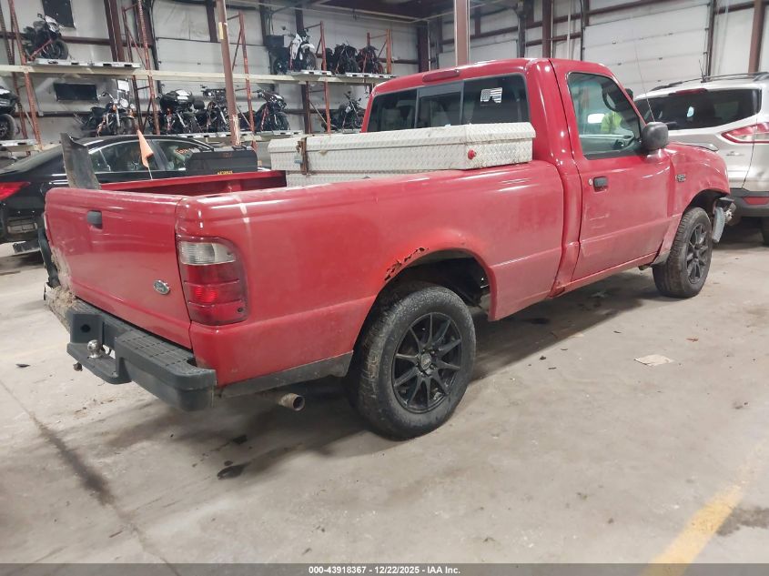 2004 Ford Ranger Xl/Xlt VIN: 1FTYR10D04TA19444 Lot: 43918367