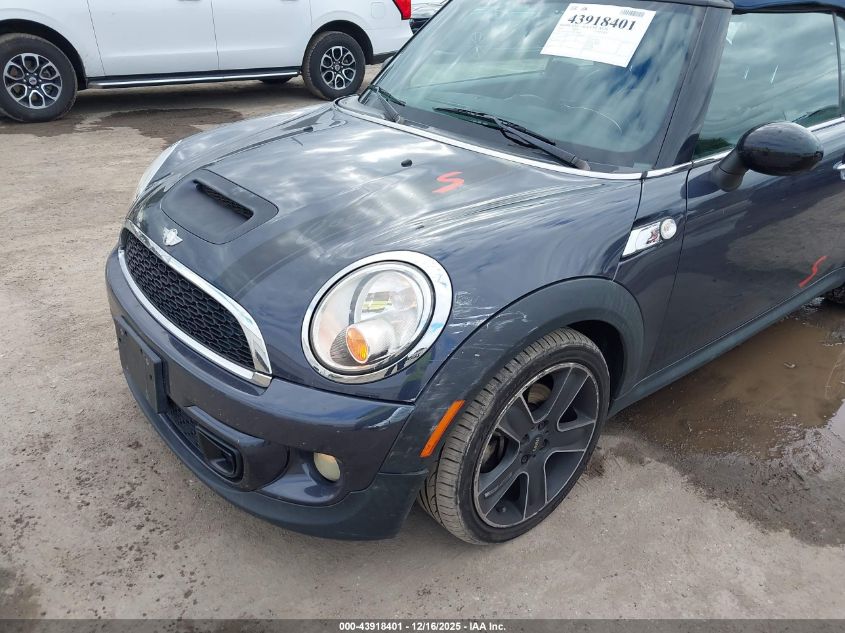 2012 Mini Cooper S VIN: WMWZP3C54CT249848 Lot: 43918401