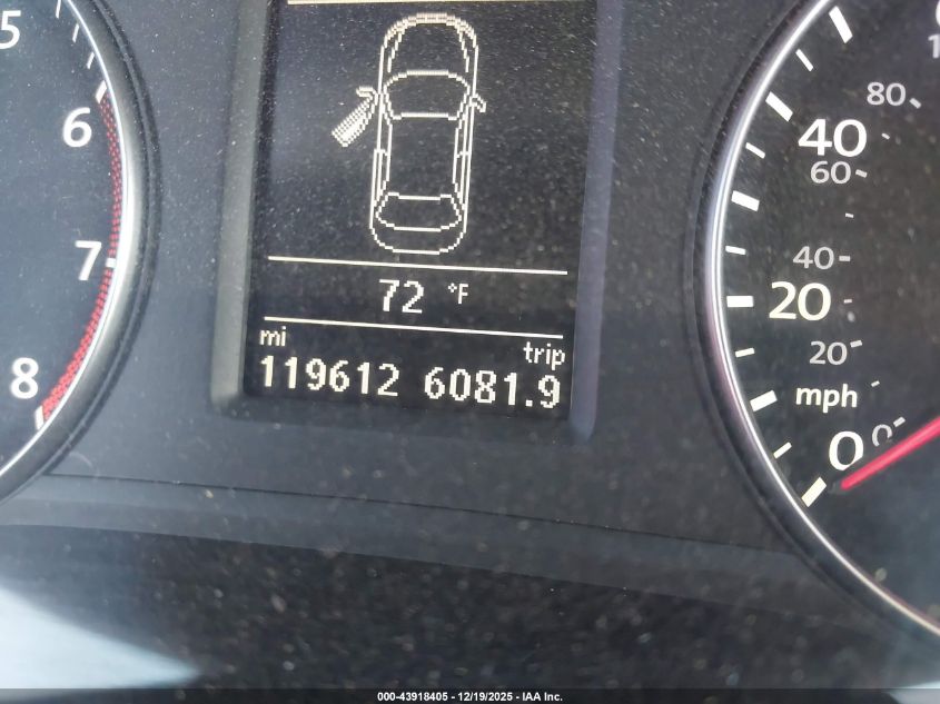 2013 Volkswagen Passat 2.5L Se VIN: 1VWBP7A34DC027662 Lot: 43918405