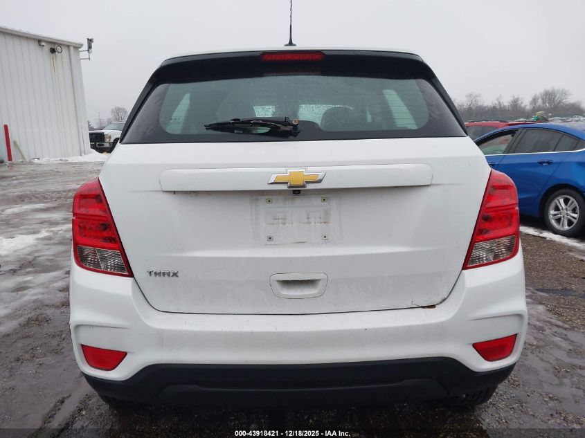 2021 Chevrolet Trax Fwd Ls VIN: KL7CJKSB0MB302755 Lot: 43918421