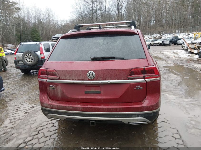 2018 Volkswagen Atlas 3.6L V6 Sel Premium VIN: 1V2NR2CA6JC591638 Lot: 43918430