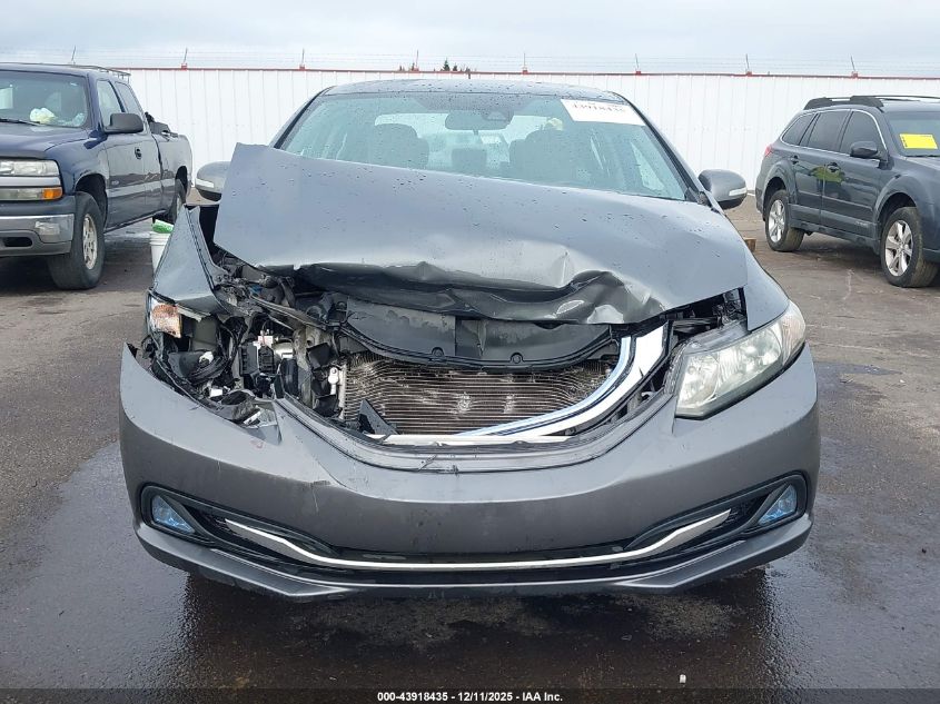 2013 Honda Civic Hybrid VIN: 19XFB4F26DE201533 Lot: 43918435