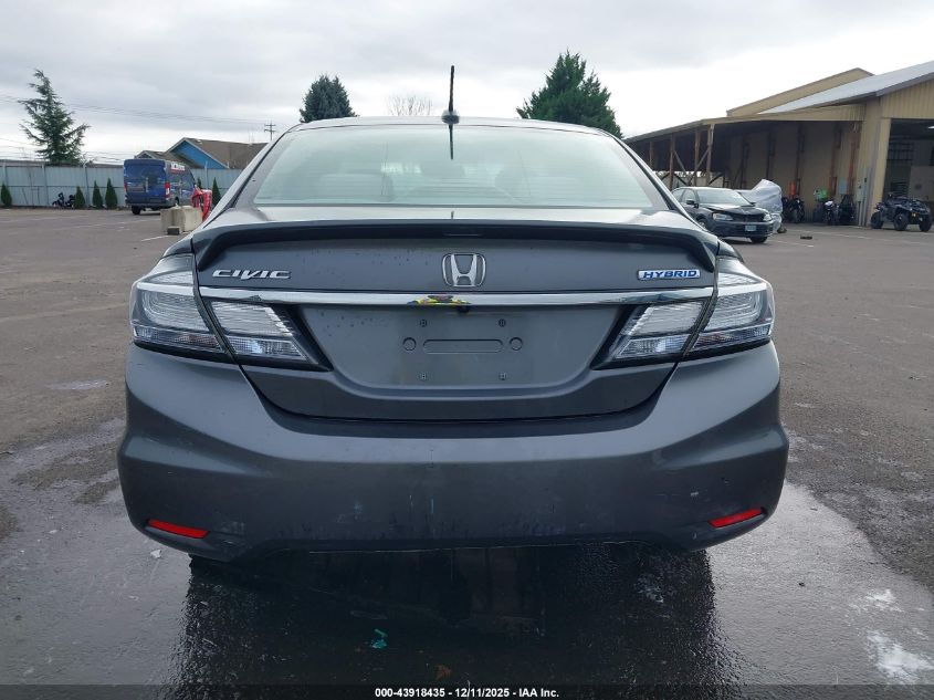 2013 Honda Civic Hybrid VIN: 19XFB4F26DE201533 Lot: 43918435
