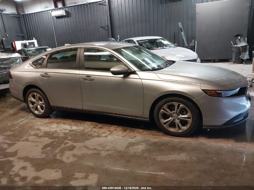 2025 Honda Accord Lx VIN: 1HGCY1F2XSA067918 Lot: 43918436