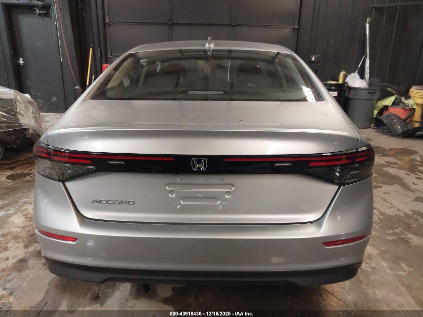2025 Honda Accord Lx VIN: 1HGCY1F2XSA067918 Lot: 43918436