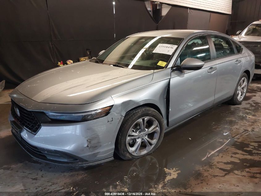 2025 Honda Accord Lx VIN: 1HGCY1F2XSA067918 Lot: 43918436