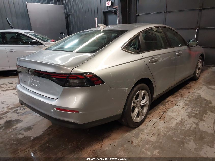 2025 Honda Accord Lx VIN: 1HGCY1F2XSA067918 Lot: 43918436