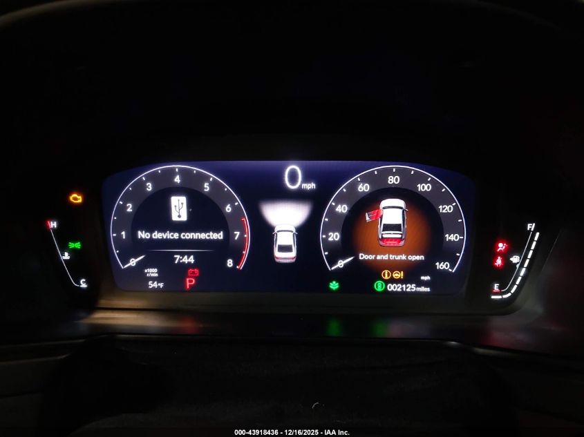 2025 Honda Accord Lx VIN: 1HGCY1F2XSA067918 Lot: 43918436