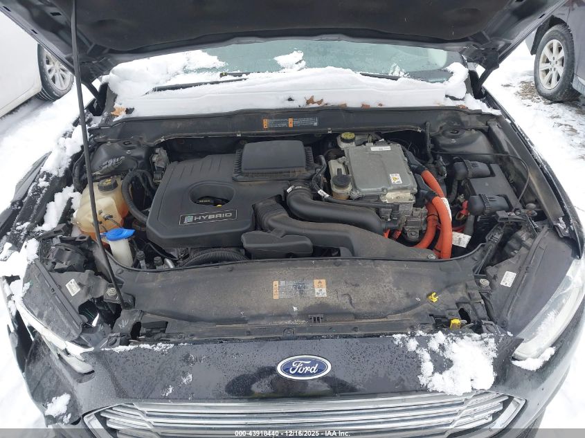 2014 Ford Fusion Hybrid Titanium VIN: 3FA6P0RU7ER192199 Lot: 43918440